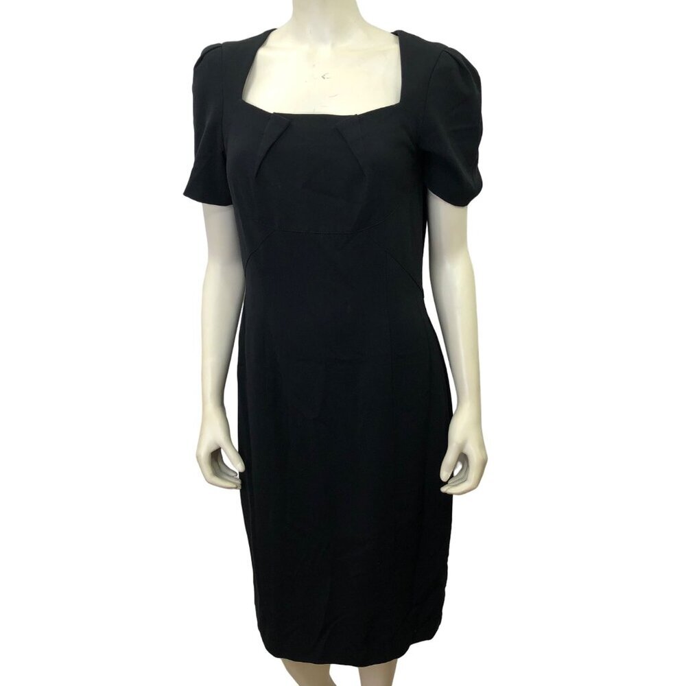 WHITE HOUSE‎ BLACK MARKET SHORT SLEEVE SHEATH DRESS SIZE 10